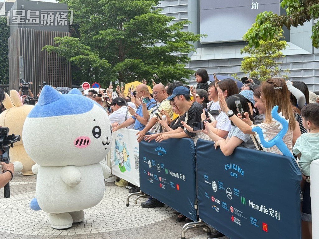 Chiikawa展掀搶票潮。曹露尹攝 Chiikawa展掀搶票潮。曹露尹攝