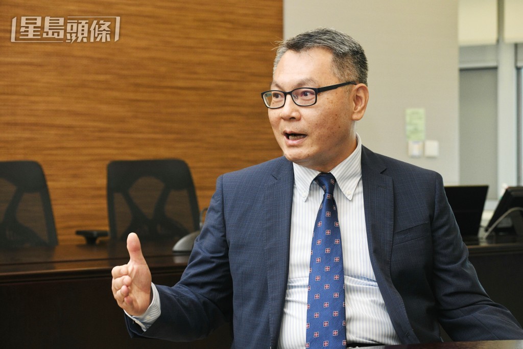 民航處處長廖志勇表示，此次計劃是全新和深度的嘗識，期待學生透過計劃學到更多相識知識。（陳浩元攝）