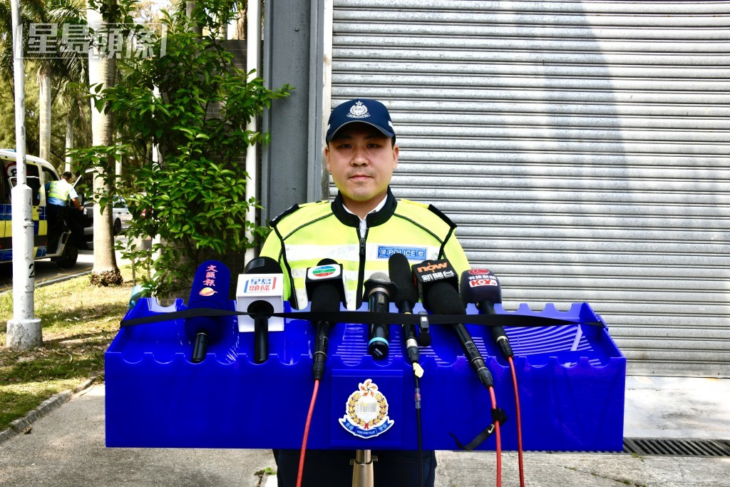 新界南總區交通部執行及管制組特遣隊高級督察張浩煒。 新界南總區交通部執行及管制組特遣隊高級督察張浩煒。