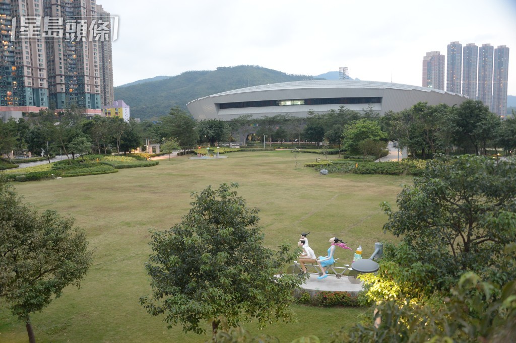 將軍澳單車館公園。資料圖片