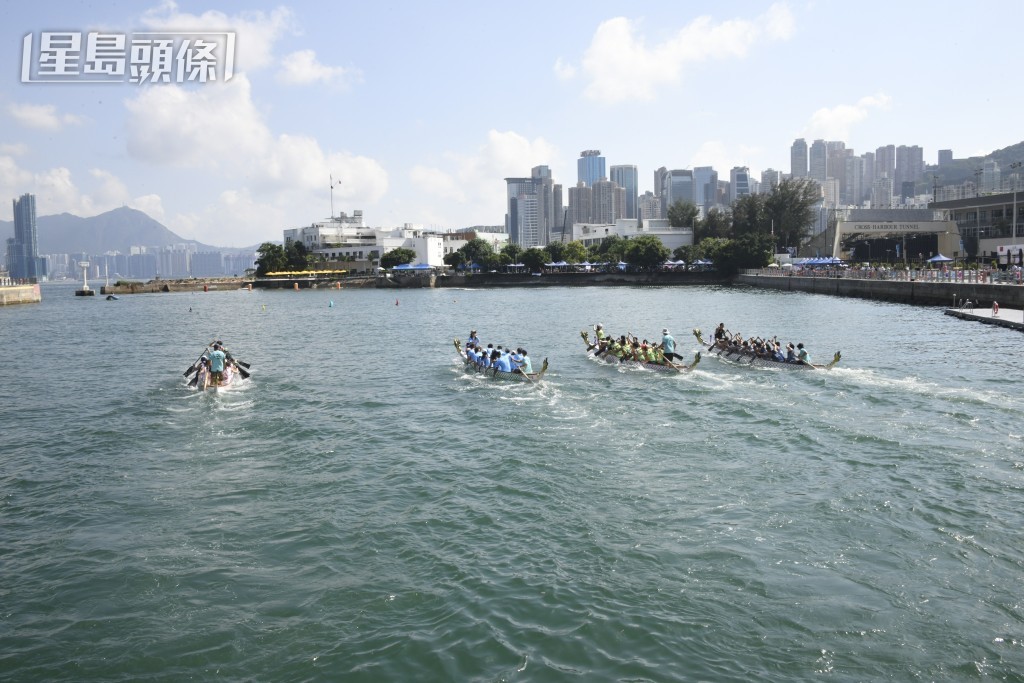 香港菁英會舉行菁英盃龍舟邀請賽。楊偉亨攝