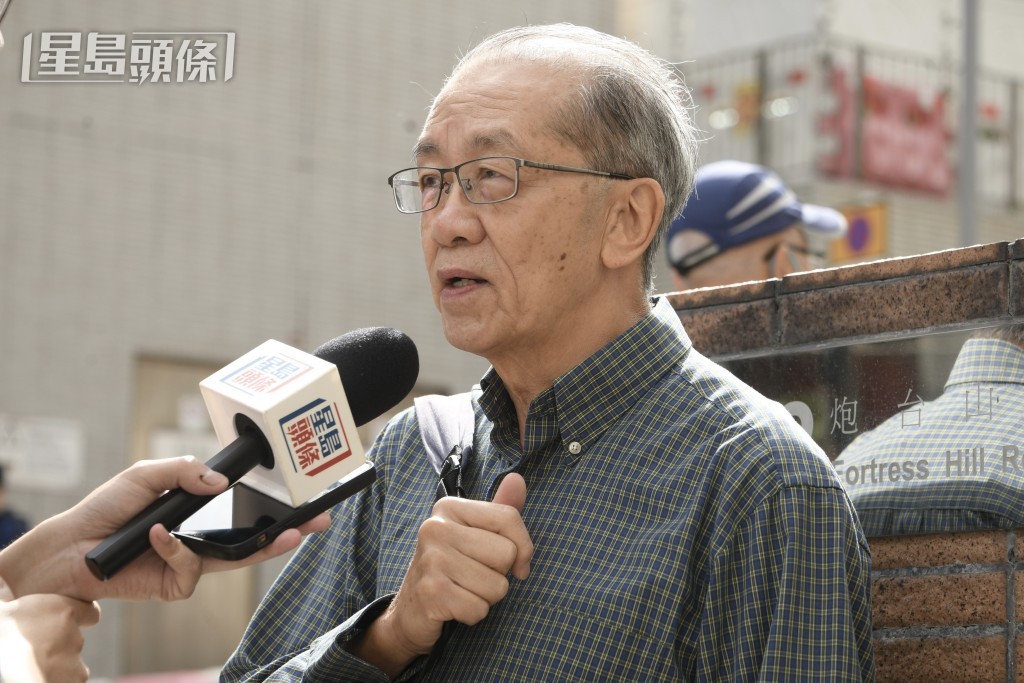 黃先生指很多業主擔心工程「爛尾」。 黃先生指很多業主擔心工程「爛尾」。