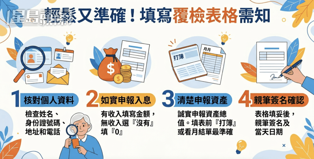 填写覆检表格需知