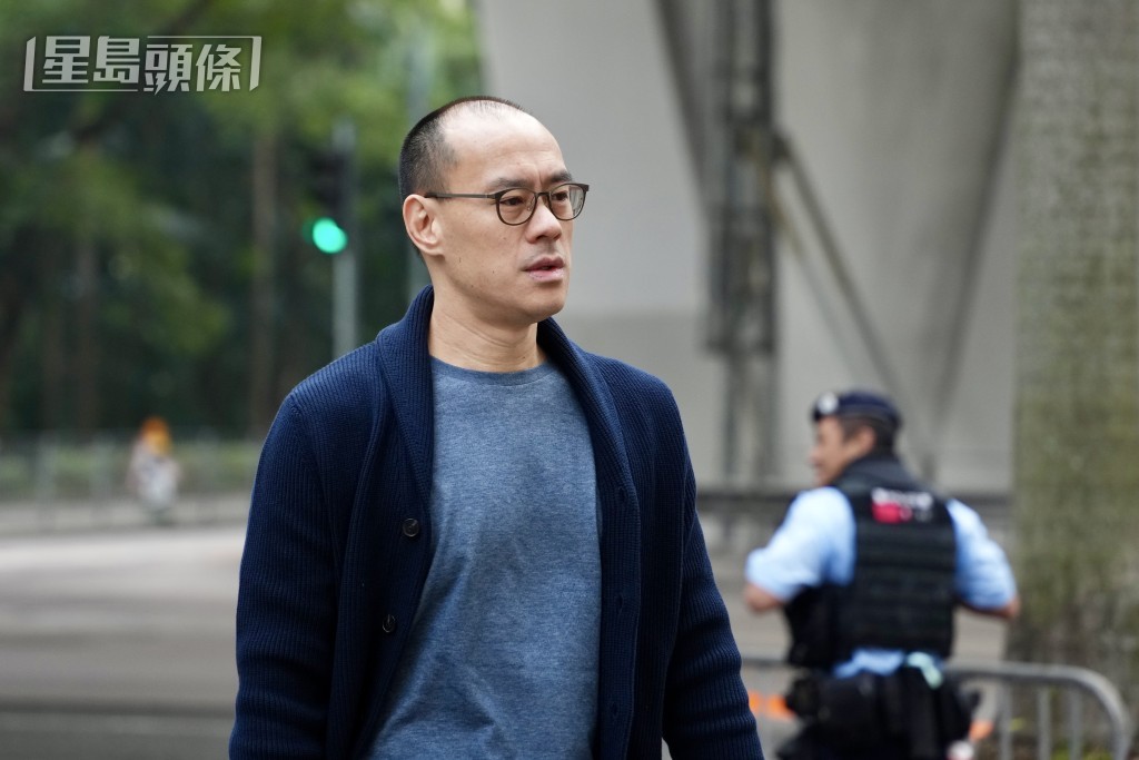 黎智英兒子黎見恩。蘇正謙攝
