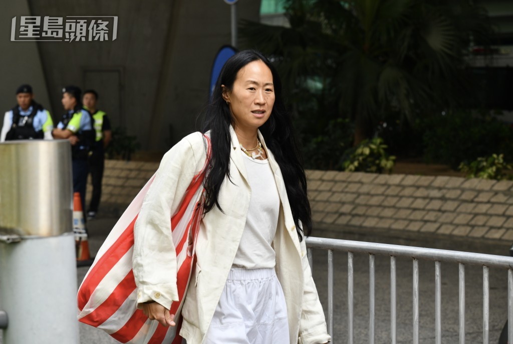 黎智英女兒。盧江球攝 黎智英女兒。盧江球攝