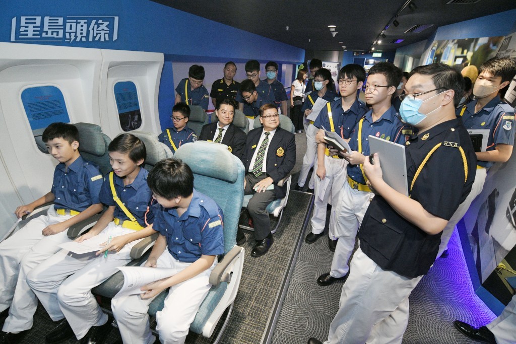 學員可參觀民航處航空教育徑。