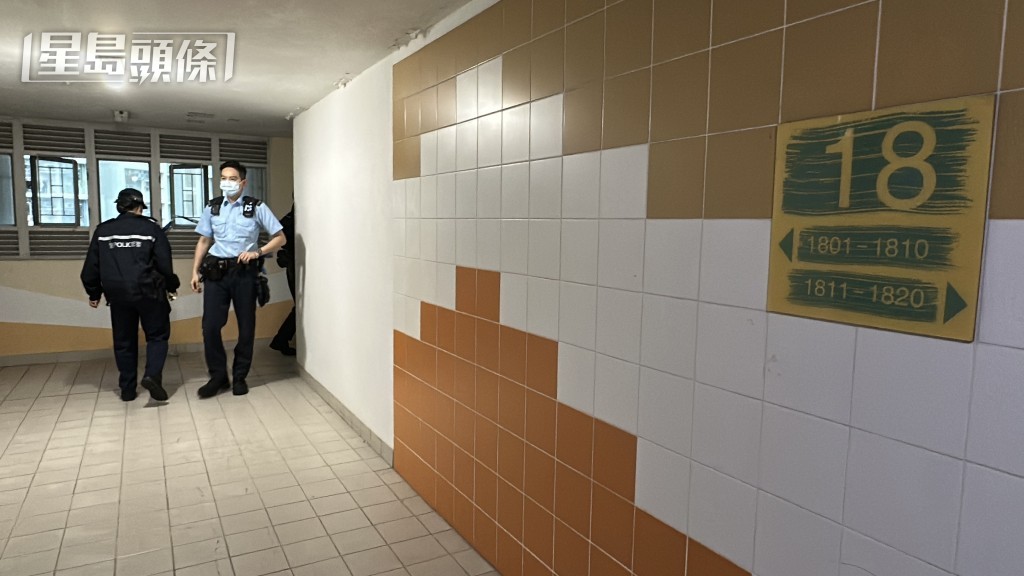 警員封鎖現場調查。劉漢權攝