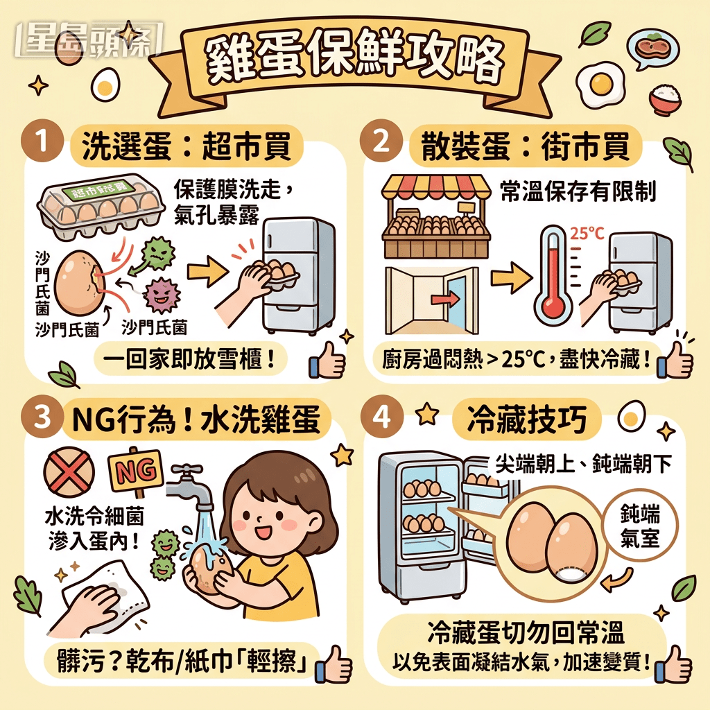 正確保鮮方法