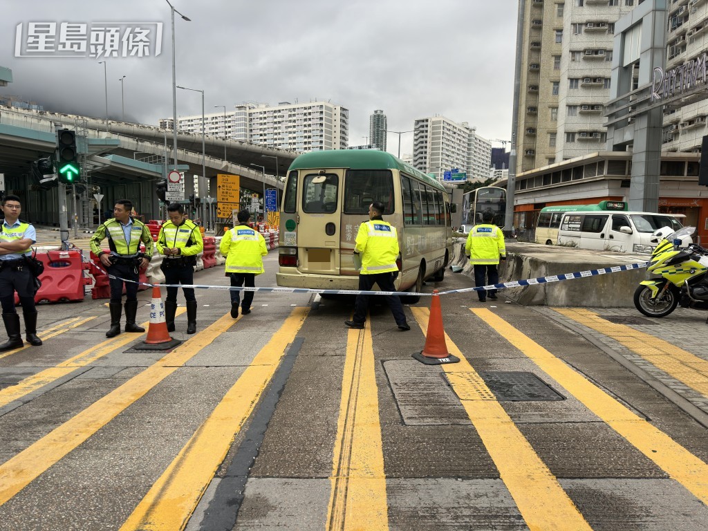 警方圍封現場。梁國峰攝