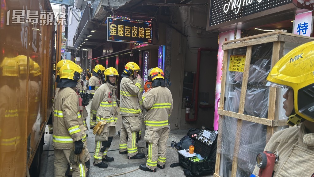 消防到場協助。蔡楚輝攝