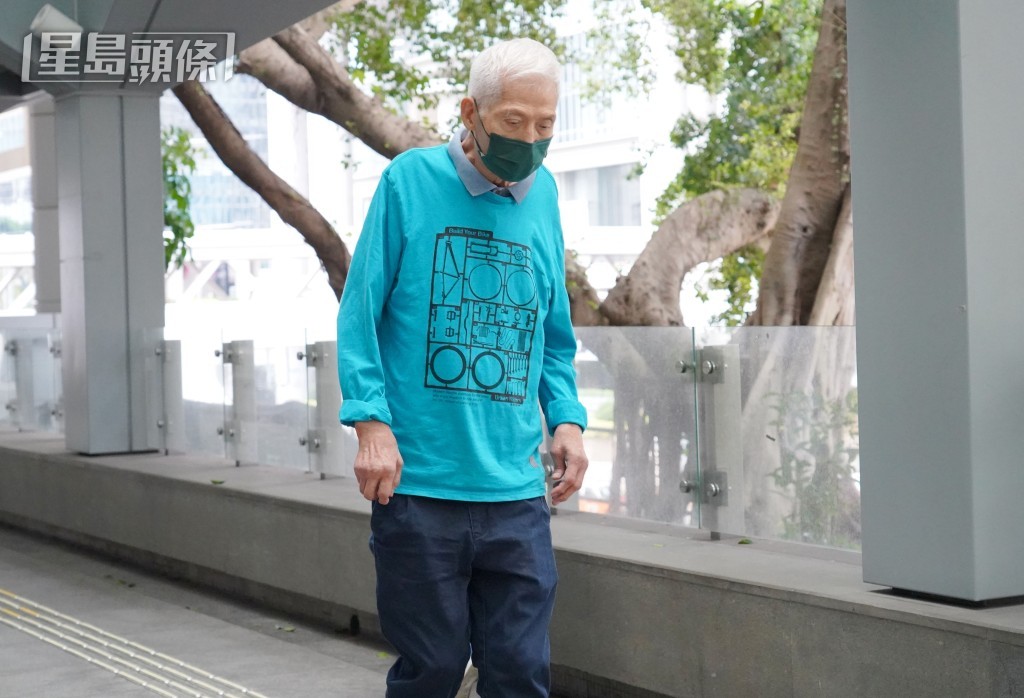 關孝孜父親旁聽上訴。葉偉豪攝