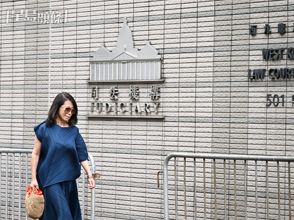黎智英太太。劉駿軒攝 黎智英太太。劉駿軒攝
