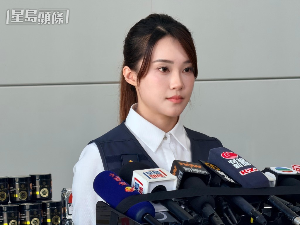 海關調查主任胡雪兒講述案件。