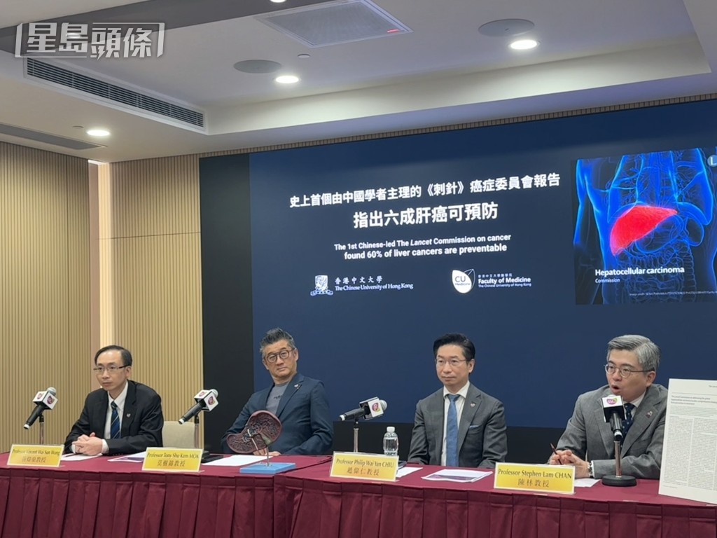 報告指出若無任何措施,全球肝癌新發病例將會由2022年約87萬宗增加至152萬。 報告指出若無任何措施,全球肝癌新發病例將會由2022年約87萬宗增加至152萬。