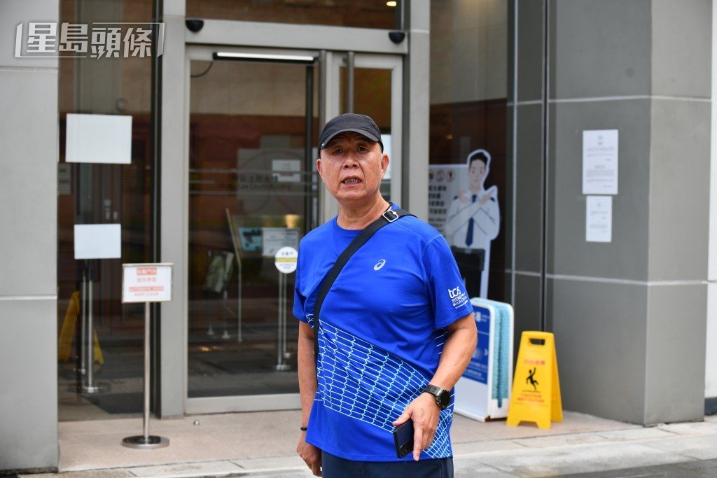 途人張明亮案發日協助截停被告。盧江球攝