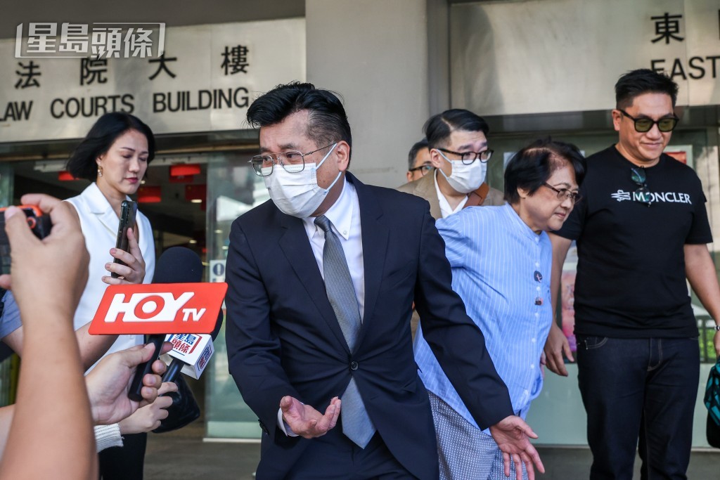 陳耀陽回應裁決稱：「多謝關心，法律係公義嘅」。何家豪攝