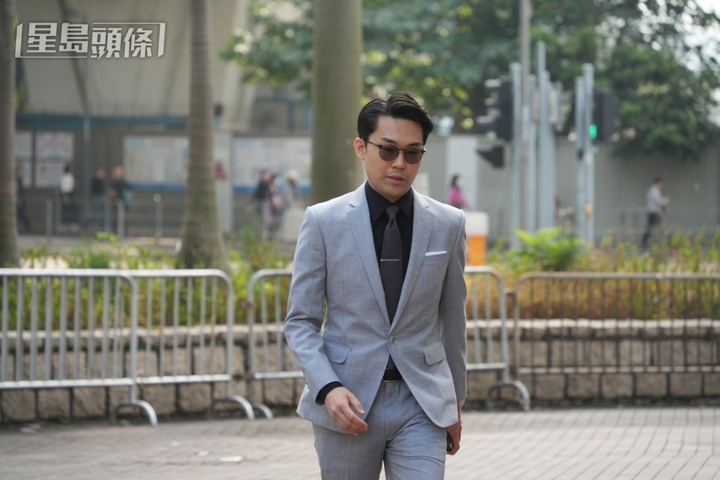 被告彭卓棋今早到庭。吳艷玲攝