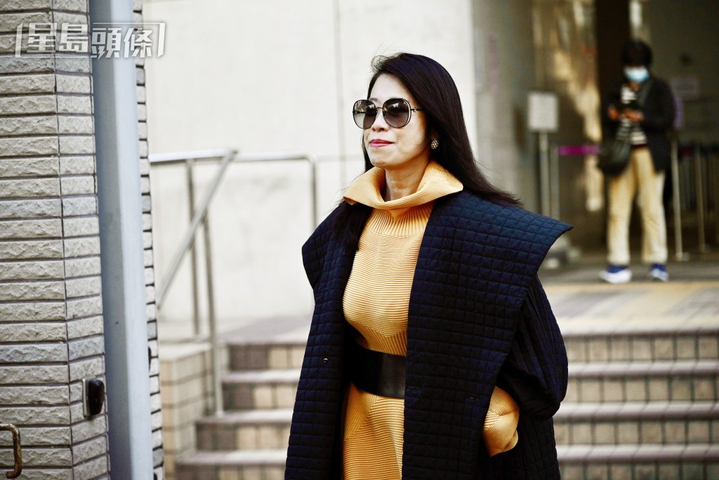 黎智英妻子。蘇正謙攝 黎智英妻子。蘇正謙攝