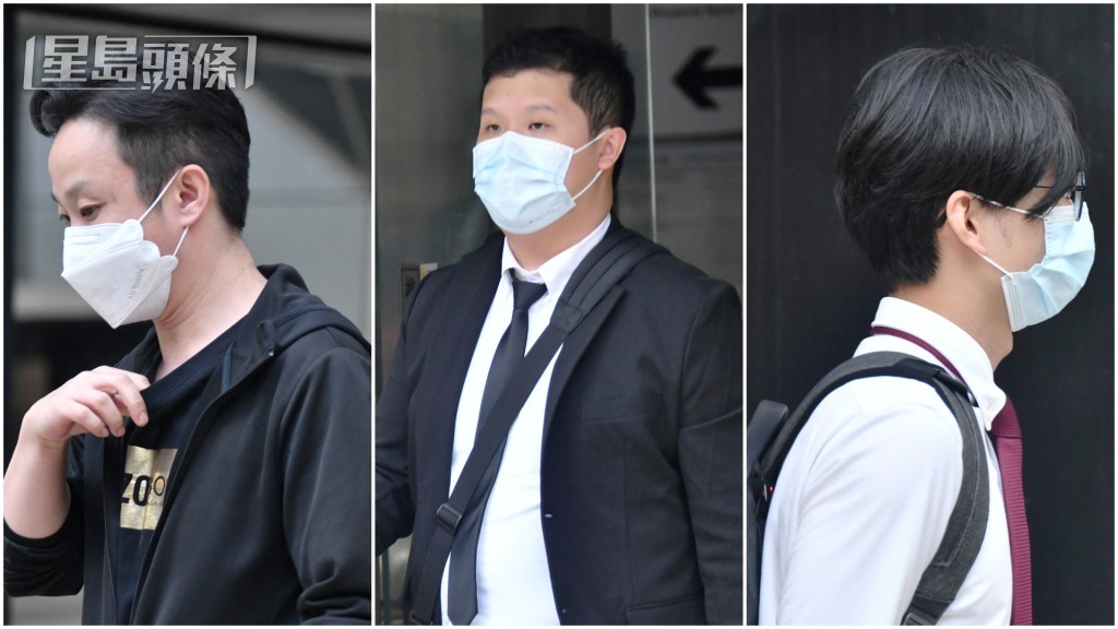 左起吳嘉俊 、許諾和李志斗均被裁定參與非法集結及使用蒙面物品兩罪罪成。資料圖片 左起吳嘉俊 、許諾和李志斗均被裁定參與非法集結及使用蒙面物品兩罪罪成。資料圖片