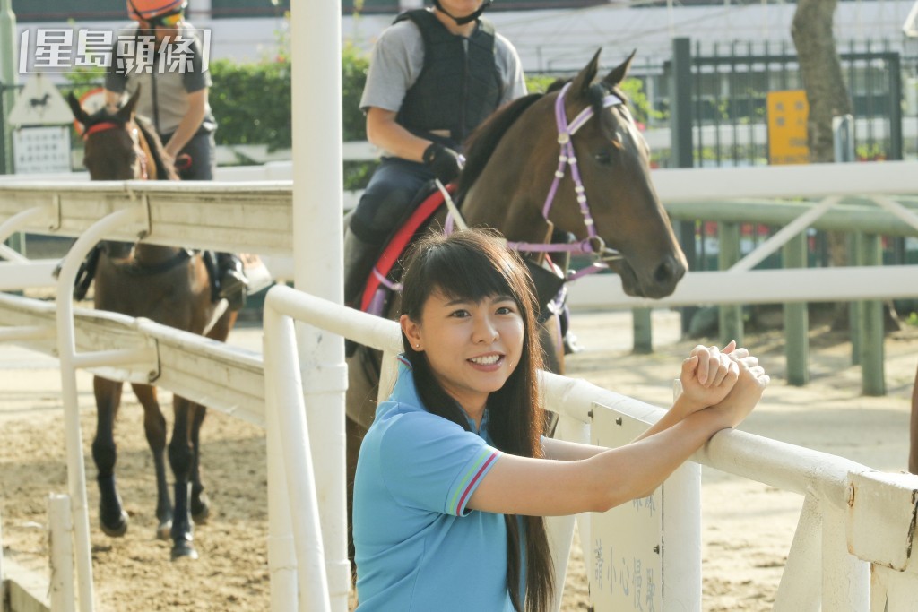 黃寶妮表示蔣嘉琦 (圖) 是非常優秀的騎師，是一位好好學習對象。