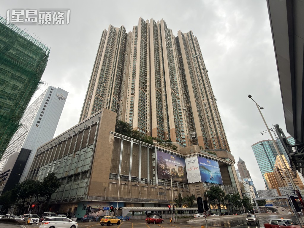 現場是港景峯。梁國峰攝 現場是港景峯。梁國峰攝