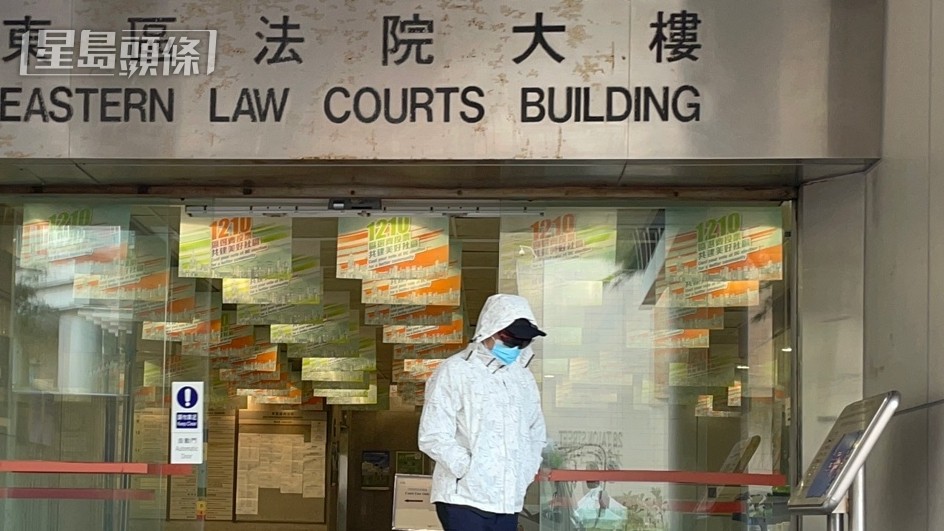 王子誠被控1項刑事損壞罪今早提堂。廖凱霖攝 王子誠被控1項刑事損壞罪今早提堂。廖凱霖攝