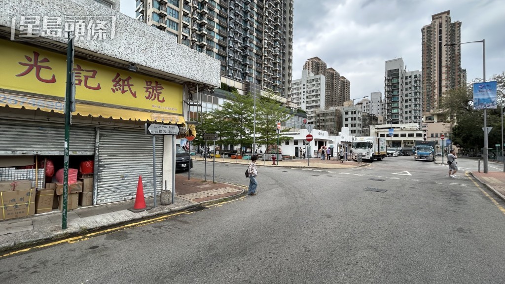 現場是聯和道。蔡楚輝攝