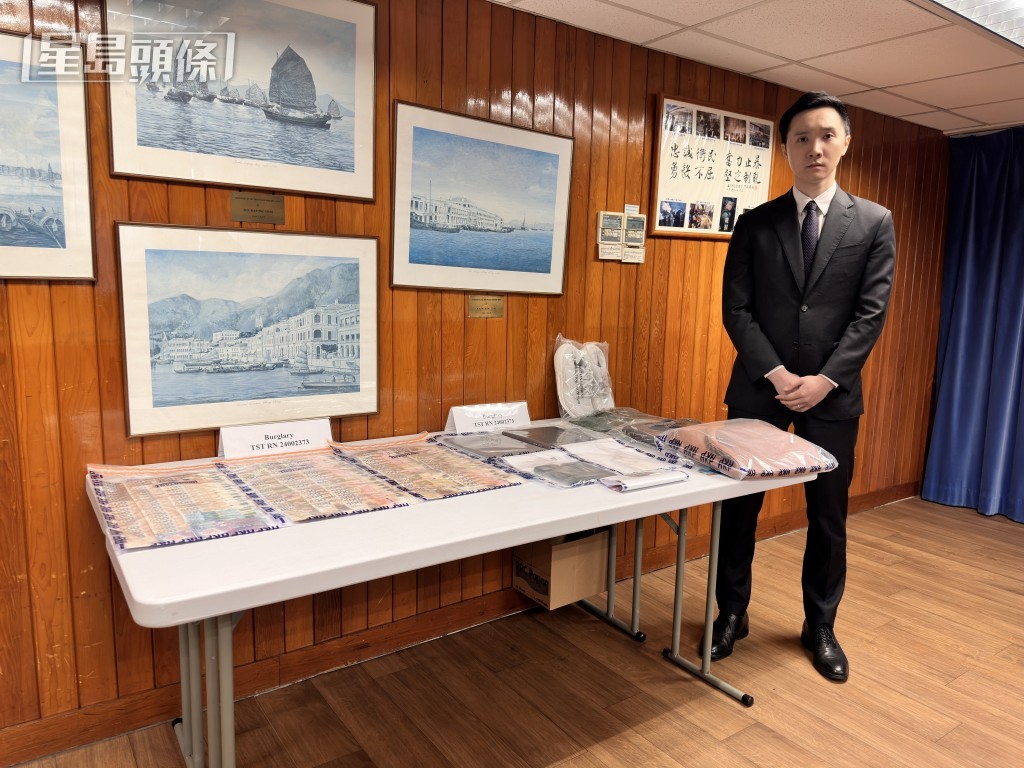 陳君圖講述案件。梁國峰攝 陳君圖講述案件。梁國峰攝