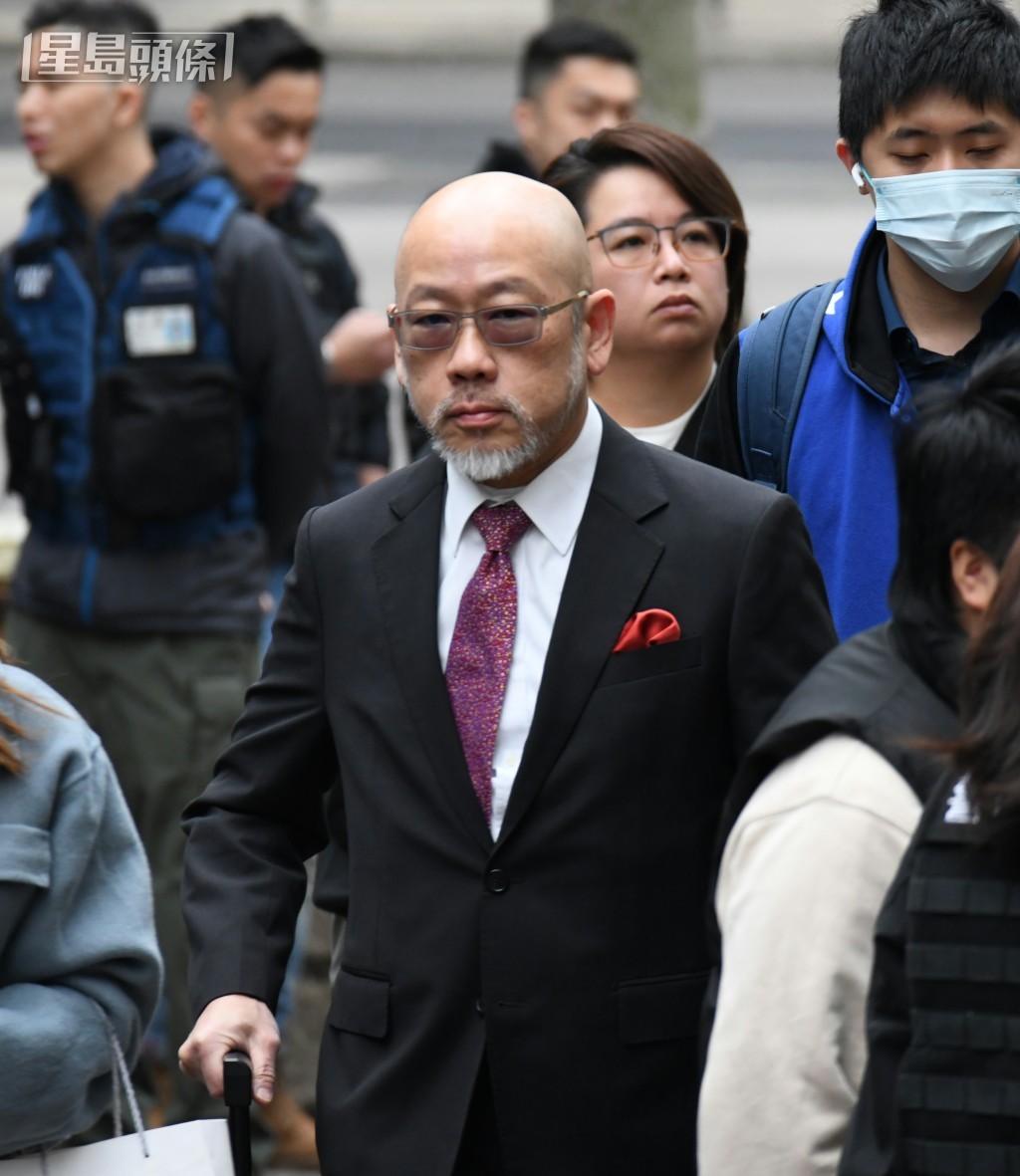 代表黎智英的資深大律師彭耀鴻。何健勇攝