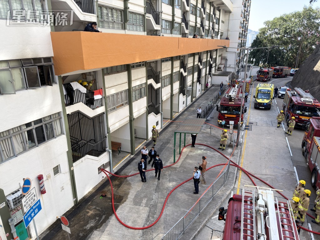 現場是祖堯邨啟謙樓。