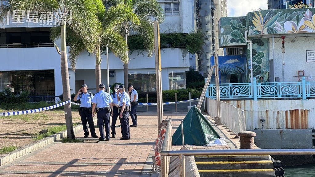 警員調查事件。梁國峰攝