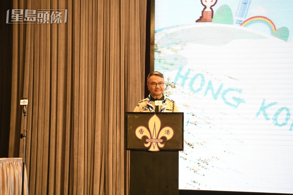香港童軍總會香港總監黎偉生。楊偉亨攝