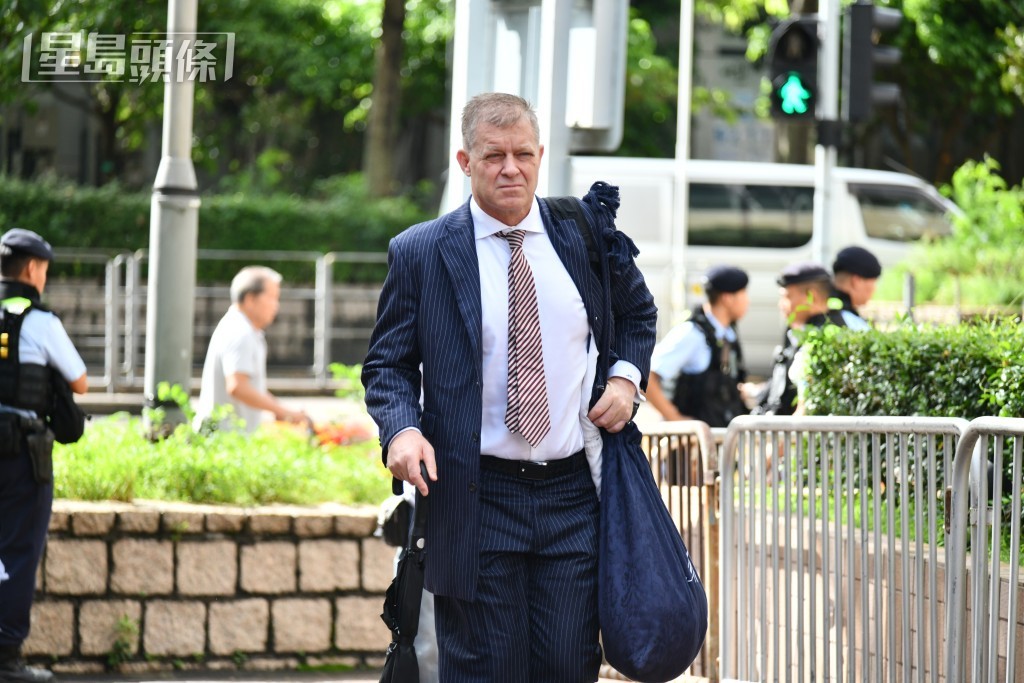 黎智英律師團之一、新西蘭御用大律師 Marc Corlett。盧江球攝