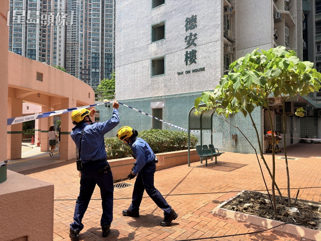 現場為將軍澳厚德邨德安樓。