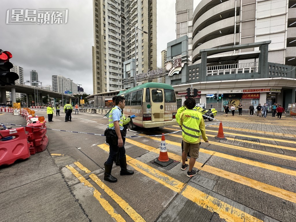 現場是采頤花園對開。梁國峰攝