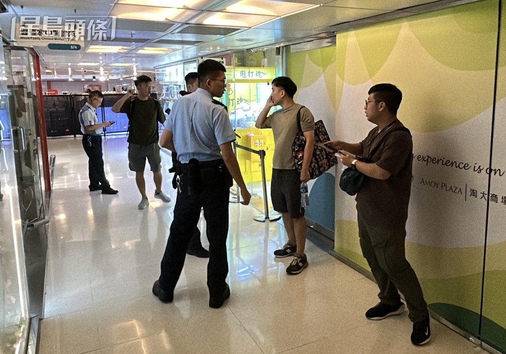 警員到場調查。林思明攝