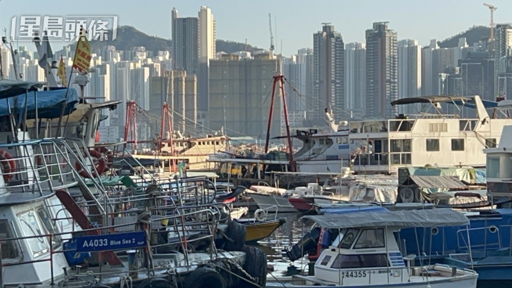 現場是筲箕灣避風塘。楊偉亨攝 現場是筲箕灣避風塘。楊偉亨攝
