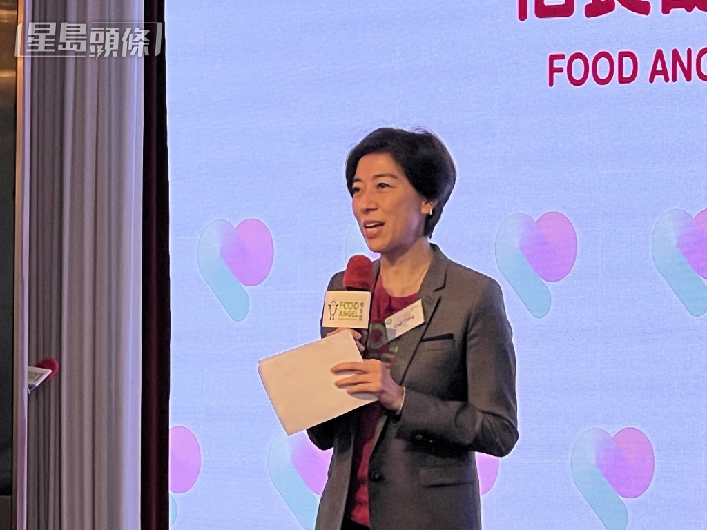 董愛麗表示從探訪的個案反映愛是透過飯餐傳予不同的人。郭詠欣攝