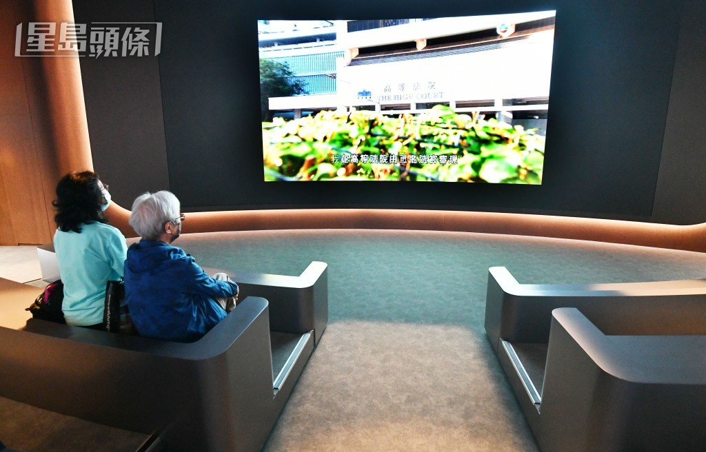 展覽廳中的戲院在本周內會新增一套時長約30分鐘名為「真相」的影片,講述2019年發生的事件。盧江球攝 展覽廳中的戲院在本周內會新增一套時長約30分鐘名為「真相」的影片,講述2019年發生的事件。盧江球攝