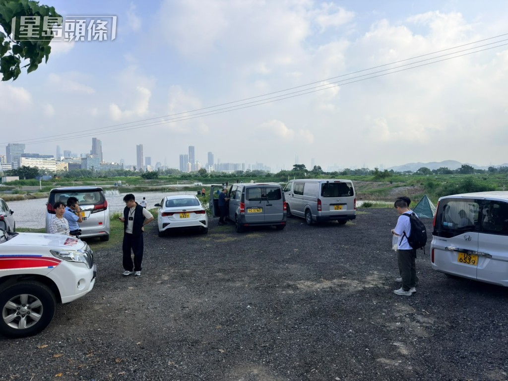 警方在現場調查。梁國峰攝 警方在現場調查。梁國峰攝