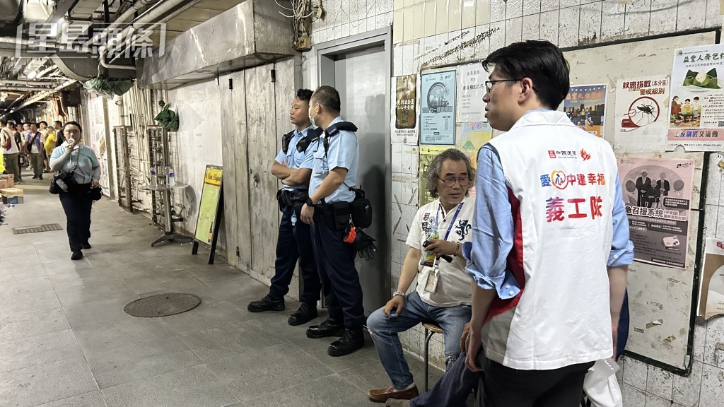 土瓜灣益豐大廈上月底因鹹水管漏水引致停水停電。資料圖片 土瓜灣益豐大廈上月底因鹹水管漏水引致停水停電。資料圖片