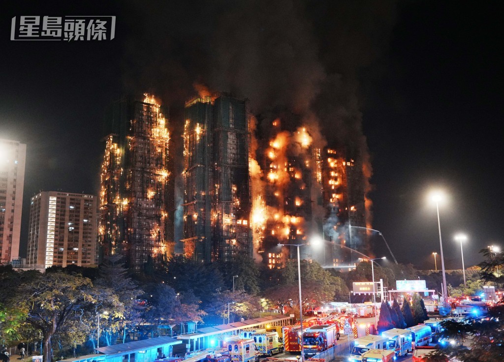 大火釀成多人死傷外,受災人數也眾多。資料圖片 大火釀成多人死傷外,受災人數也眾多。資料圖片