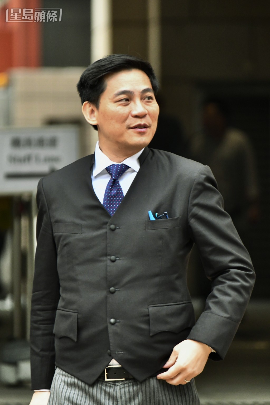 辯方首先由代表余慧明和吳政亨的大律師石書銘陳詞。資料圖片 辯方首先由代表余慧明和吳政亨的大律師石書銘陳詞。資料圖片