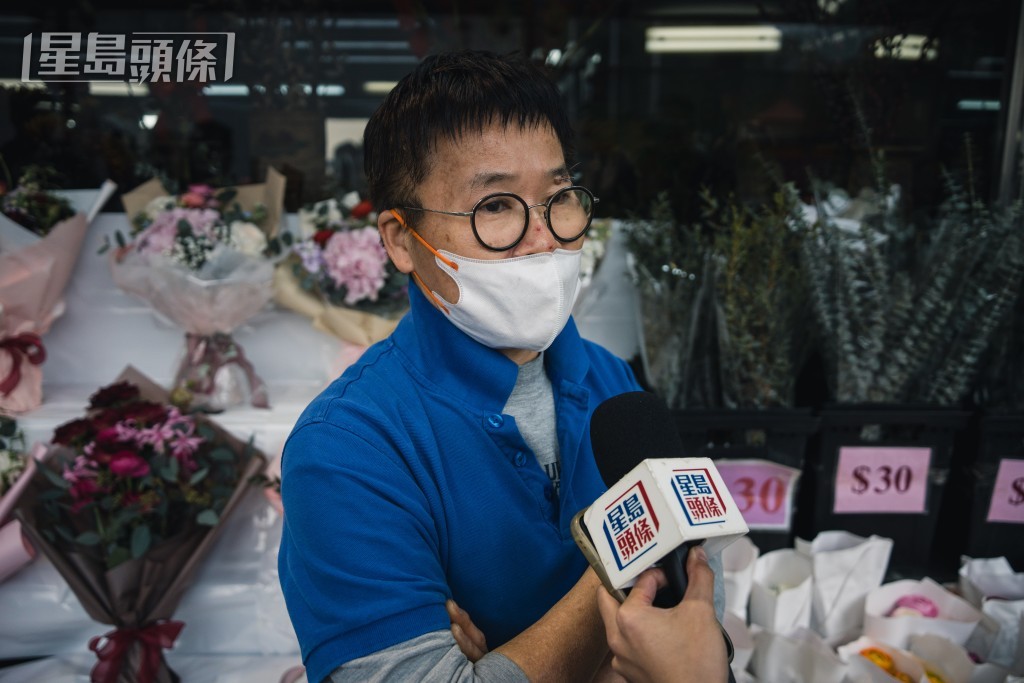 花店店員Sam。汪旭峰攝