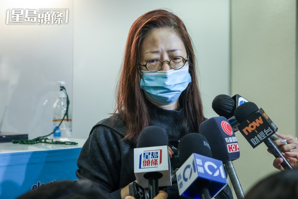 梁女士選中心儀單位，形容如中了六合彩。