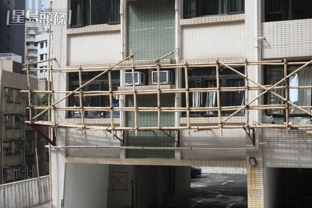 富嘉閣正進行維修。 富嘉閣正進行維修。