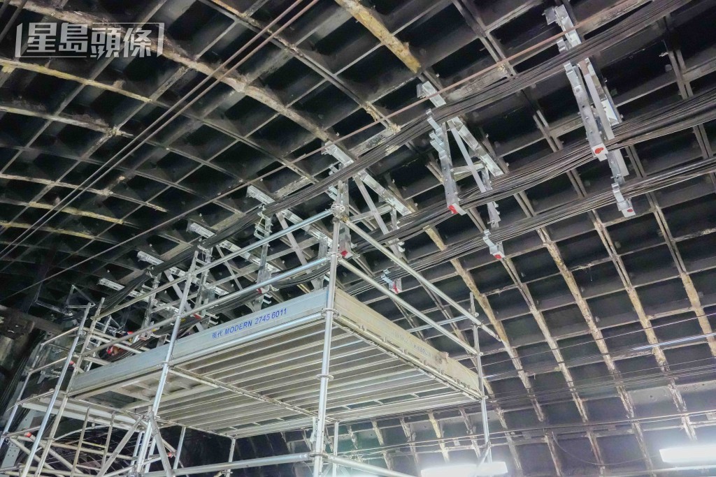 觀塘綫隧道大型基建設施更新工程。港鐵供圖 觀塘綫隧道大型基建設施更新工程。港鐵供圖