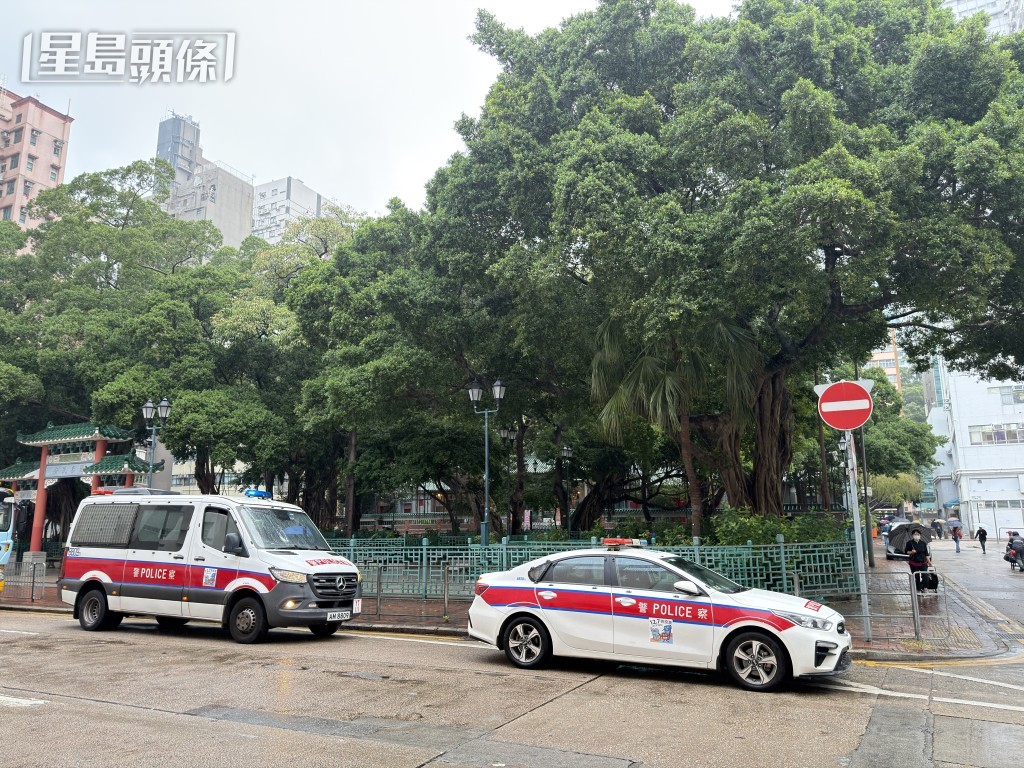 警員到場調查。梁國峰攝