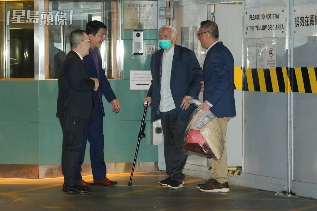 詹培忠獲准保釋等候上訴。葉偉豪攝