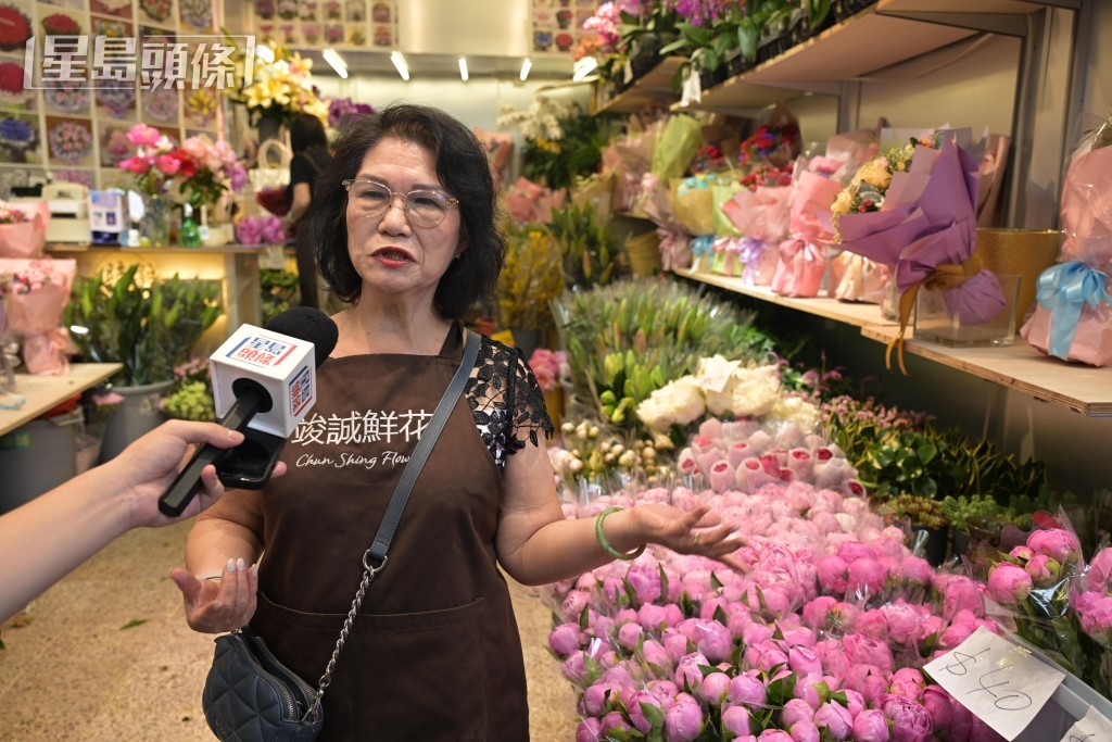 Daisy表示，今年人流較去年略減，但生意依然理想。